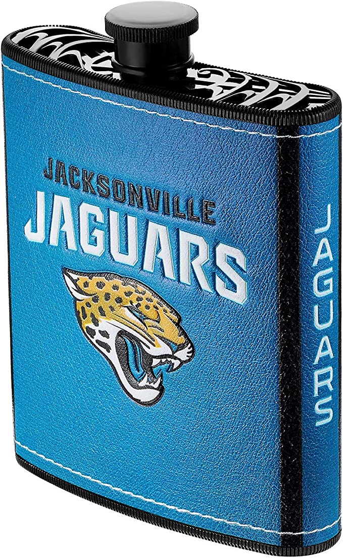 Jacksonville Jaguars Plastic Hip Flask, 7-ounce