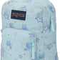 JanSport Cross Town, Sparkle Stars, One Size Blue School Backpack