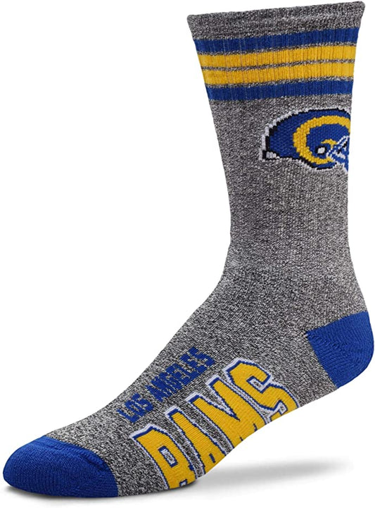FBF Got Marbled Crew Calcetines Los Angeles Rams Large (10-13)