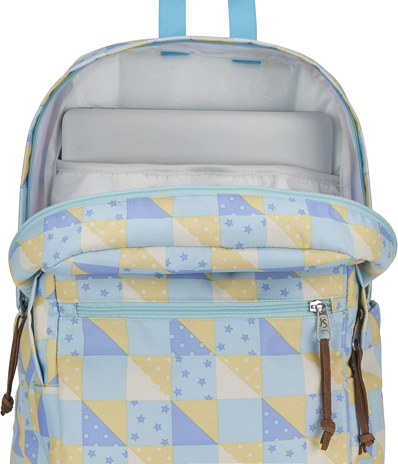 JanSport JS0A4QVB93Q 오른쪽 팩 표현 귀여운 퀼트 학교 배낭 