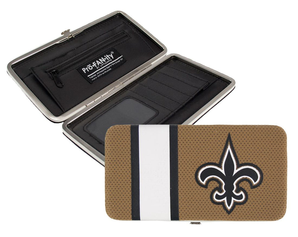New Orleans Saints Sell Mesh Wallet Clutch