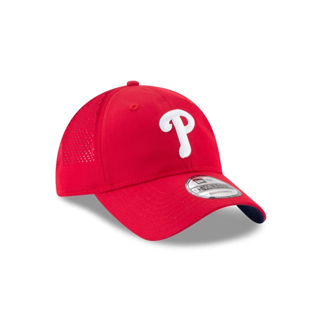 Gorra ajustable Philadelphia Phillies Perforated Pivot 9TWENTY de New Era - Rojo