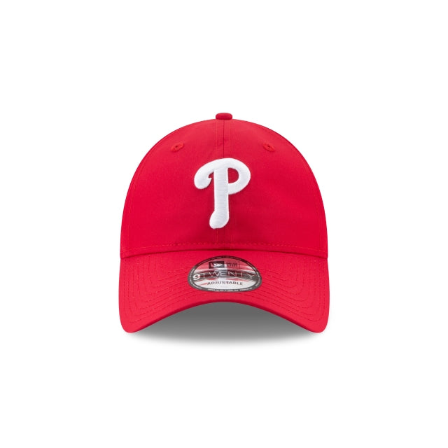 New Era Philadelphia Phillies Perforated Pivot 9TWENTY Adjustable Hat - Red