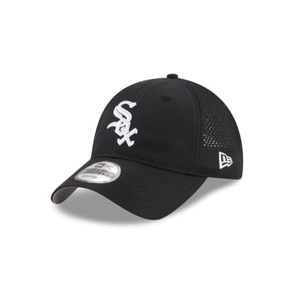 New Era Chicago White Sox Perforated Pivot 9TWENTY Adjustable Hat - Black