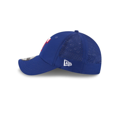 New Era Texas Rangers Perforated Pivot 9TWENTY Adjustable Hat - Royal Blue