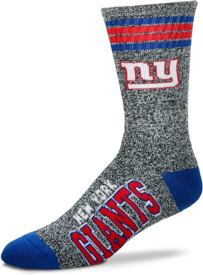 FBF Got Marbled Crew Socks New York Giants Large(10-13)