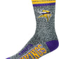 FBF Got Marbled Crew Socks Minnesota Vikings Large(10-13)