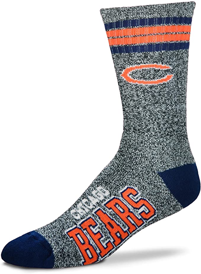 FBF Got Marbled Crew Socks Chicago Bears Large(10-13)