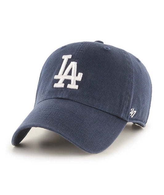 '47 MLB Los Angeles Dodgers Clean Up Gorra ajustable azul marino/blanco