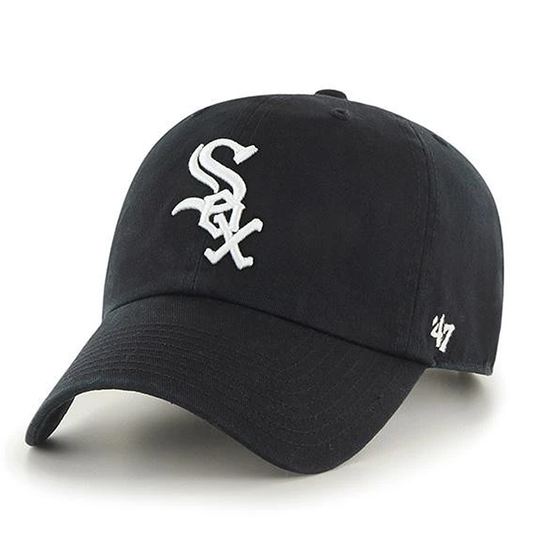 '47 MLB Chicago White Sox Black Clean up gorra ajustable