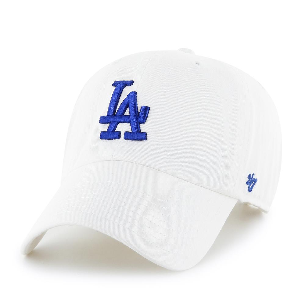 '47 MLB Los Angeles Dodgers Clean Up Adjustable Hat White