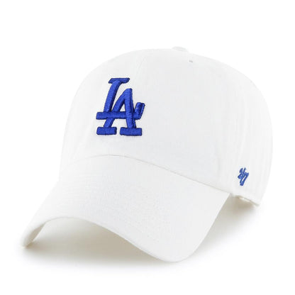 '47 MLB Los Angeles Dodgers Clean Up Adjustable Hat White