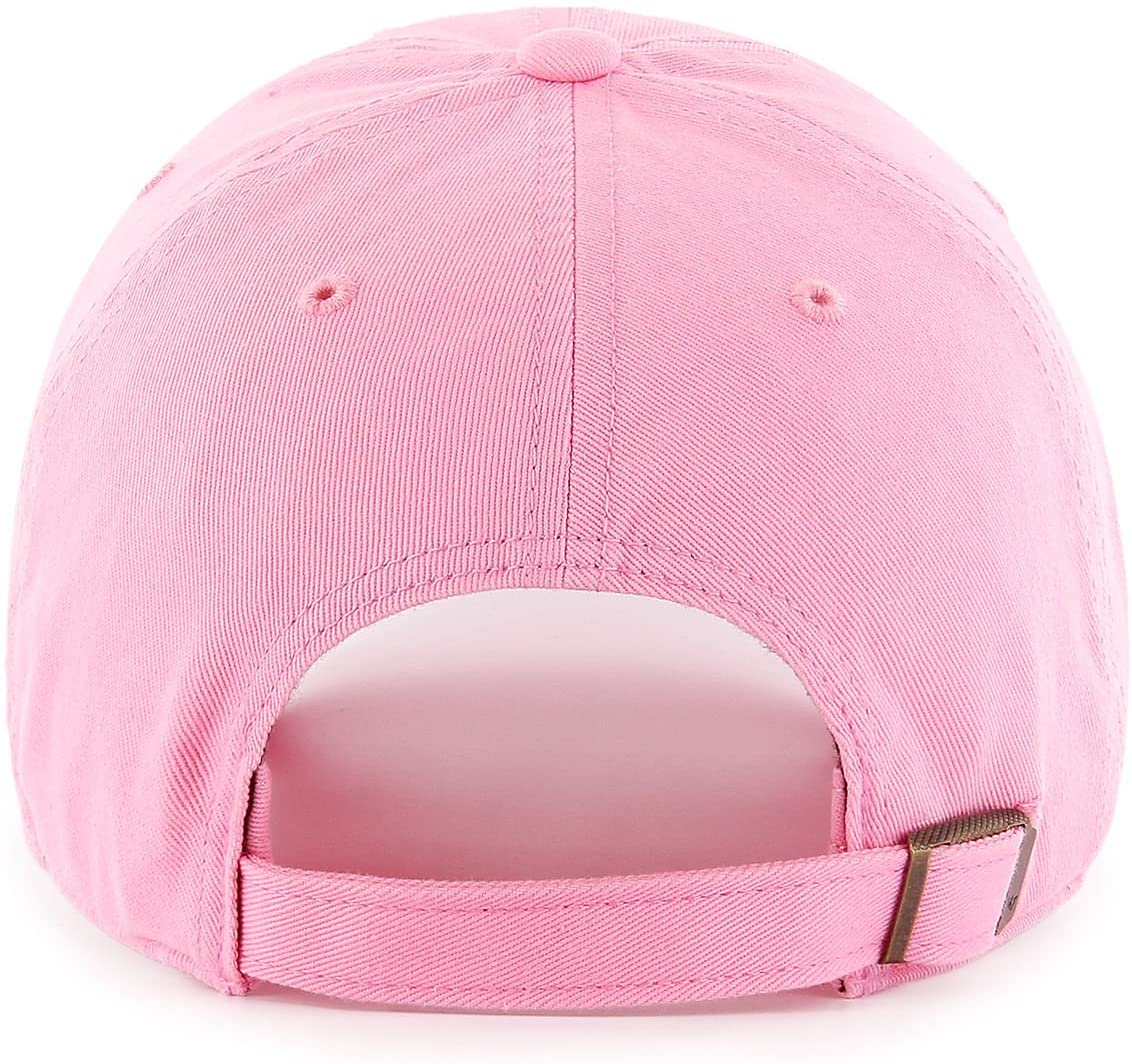 '47 Brand MLB Los Angeles Dodgers Clean Up Adjustable Hat Rose Pink