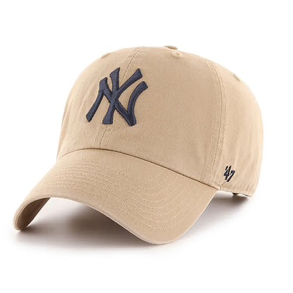 '47 브랜드 MLB 뉴욕 양키스 클린업 조절식 모자 카키