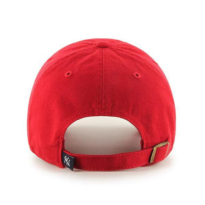 '47 브랜드 MLB 뉴욕 양키스 클린업 조절식 모자 레드