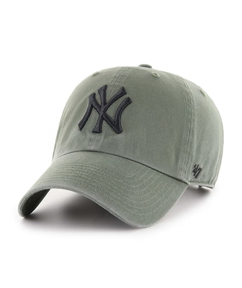 '47 Brand MLB New York Yankees Clean Up Adjustable Hat Moss Green/Black