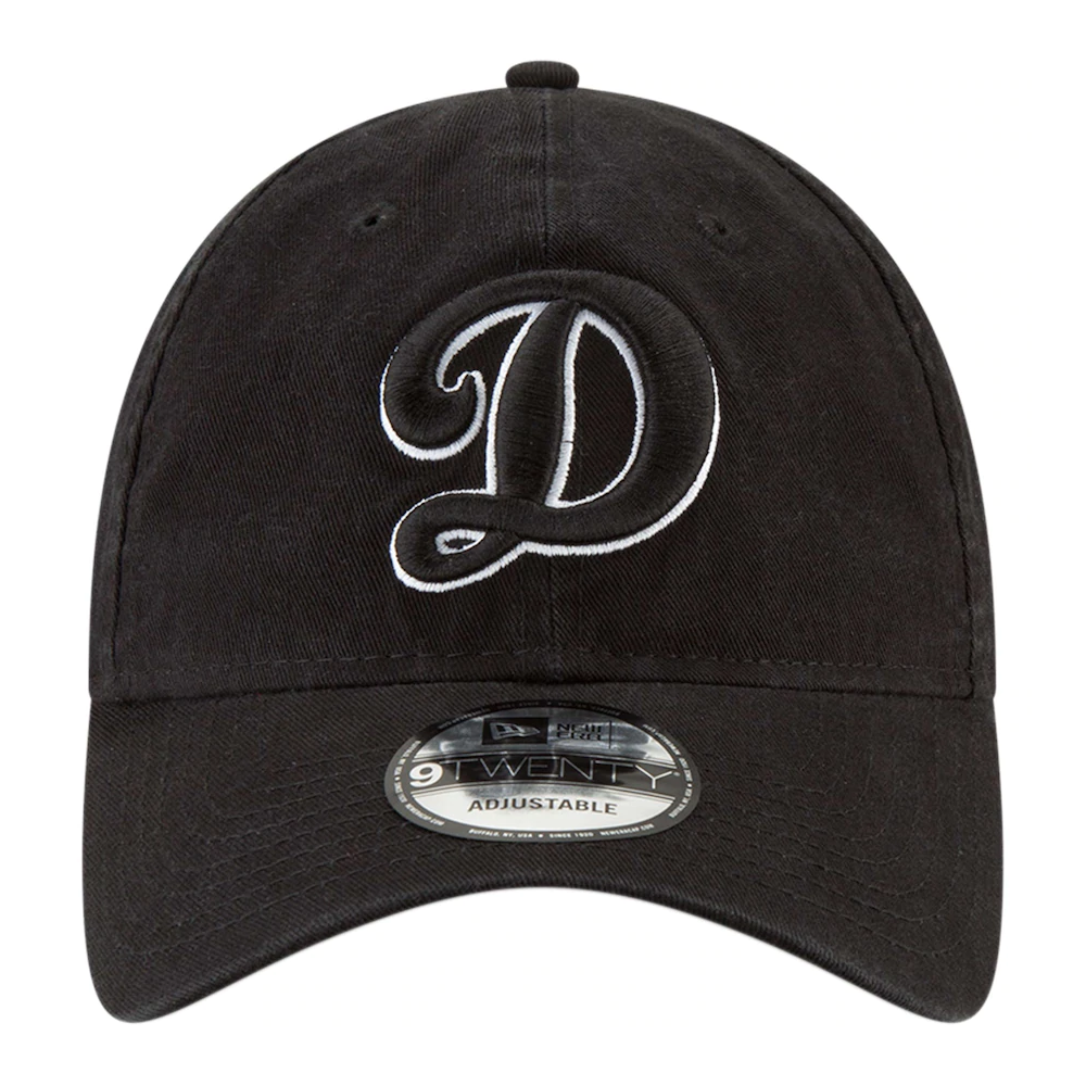 New Era Los Angeles Dodgers "D" Core Classic 9TWENTY Adjustable Hat Black