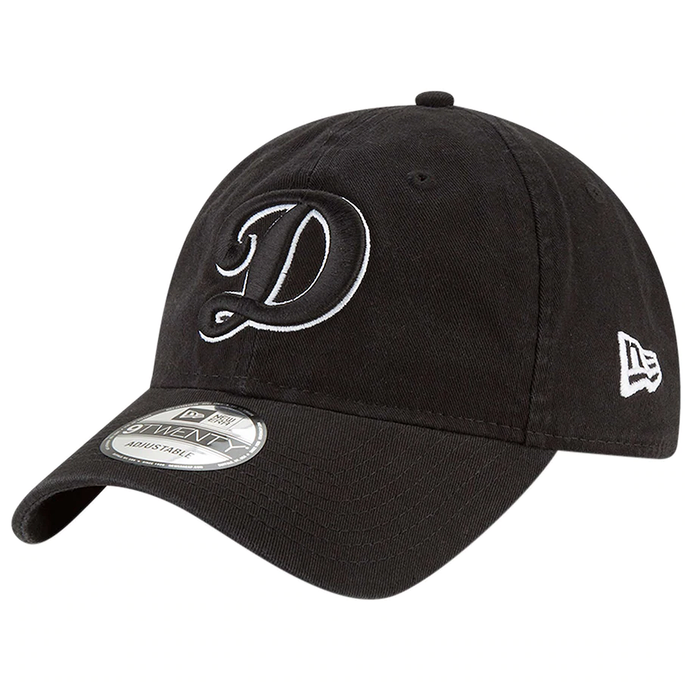 New Era Los Angeles Dodgers "D" Core Classic 9TWENTY Adjustable Hat Black