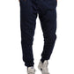 Unisex Active Fleece Premium Jogger Pants Casual Urban Basic Tapered fit NAVY BLAZER
