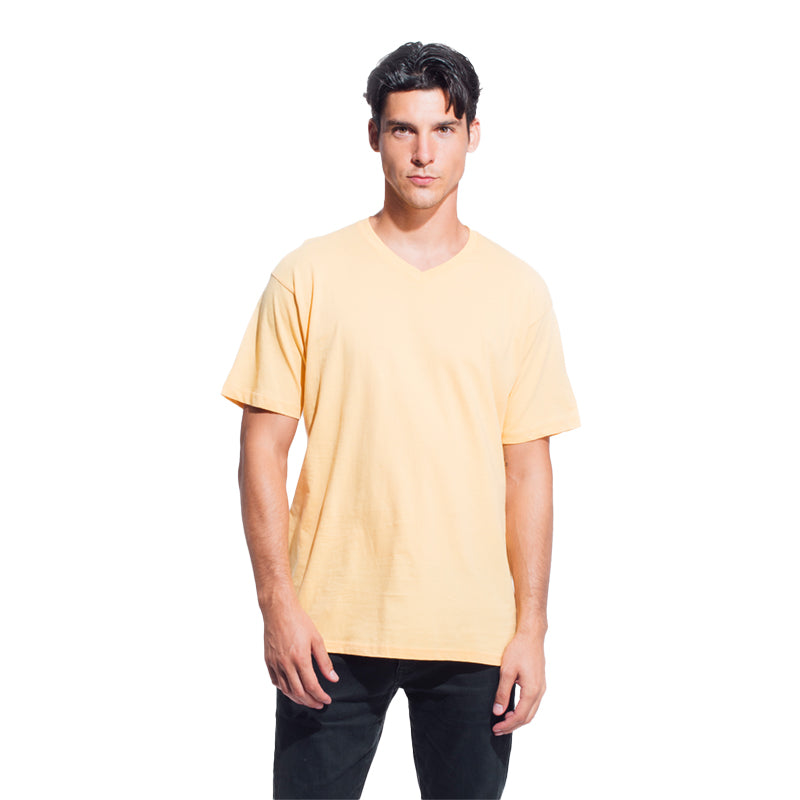 Men's Soft-washed Short Sleeve V-neck T-Shirt 3Pack SQUASH