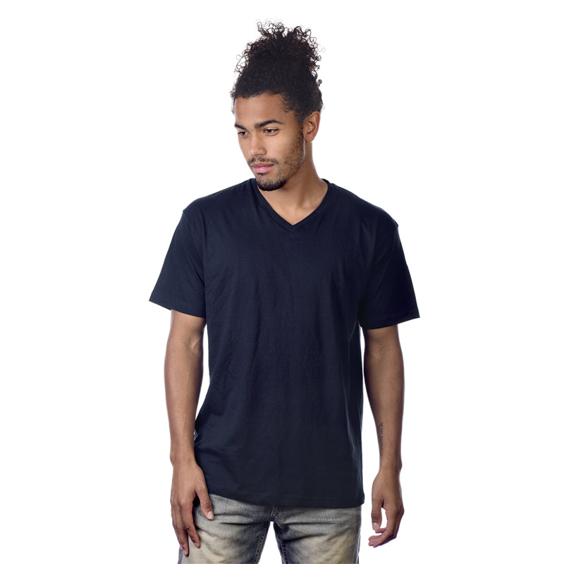Men's Soft-washed Short Sleeve V-neck T-Shirt 3Pack NAVY BLAZER