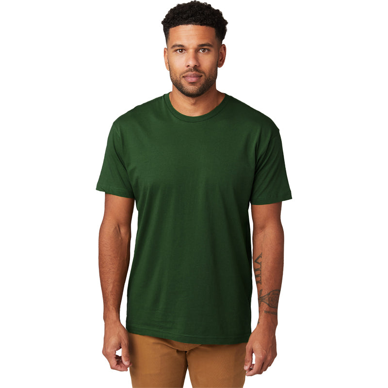 Unisex Soft-washed Short Sleeve Crew Neck T-Shirt 3Pack Forest Green