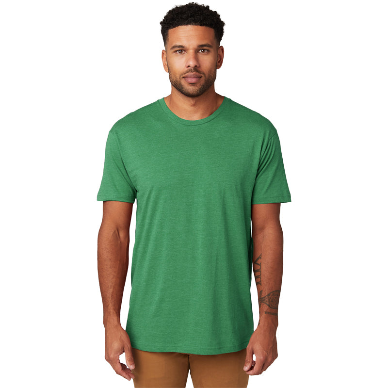Unisex Soft-washed Short Sleeve Crew Neck T-Shirt 3Pack Kelly Green Heather