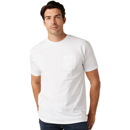 유니섹스 소프트 워싱 반소매 크루넥 티셔츠 3팩 퍼플 헤더