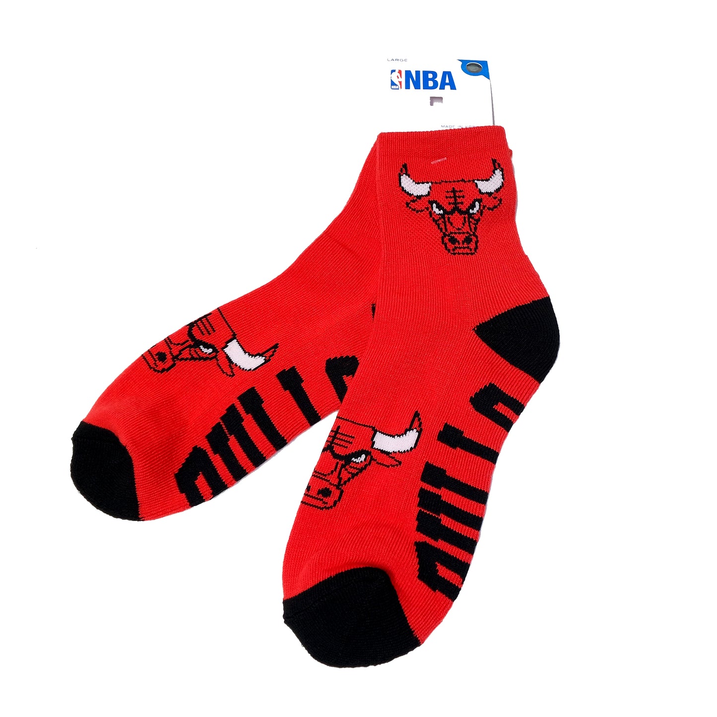 BF 501 Quarter Socks Chicago Bulls Large(8-13)