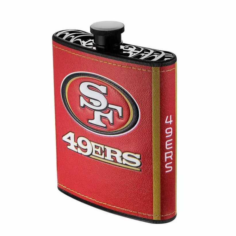 San Francisco 49ers Plastic Hip Flask, 7-ounce