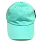 Vintage Washed Cotton Cap Plain Blank Hat Aqua Dash Adjustable Strap Dad Hat