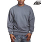 PRO 5 Men's Heavy Weight Fleece Crew neck Pullover Sweater S to 5XL - Dark Grey