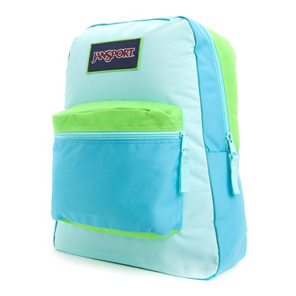 JanSport School Backpack Overexposed Blue/Aqua Dash One Size