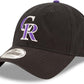 New Era MLB Colorado Rockies Core Classic 9TWENTY Adjustable Hat Black