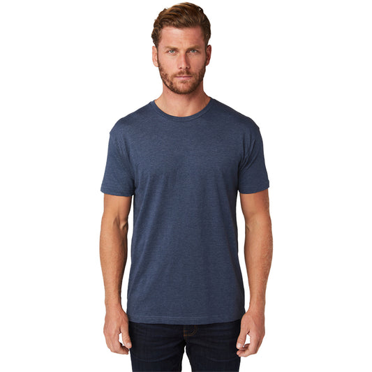Unisex Soft-washed Short Sleeve Crew Neck T-Shirt 3Pack Navy Heather