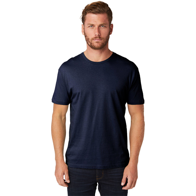 Unisex Soft-washed Short Sleeve Crew Neck T-Shirt 3Pack Navy