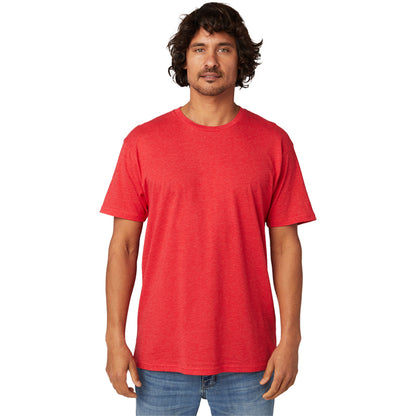 Unisex Soft-washed Short Sleeve Crew Neck T-Shirt 3Pack Red Heather