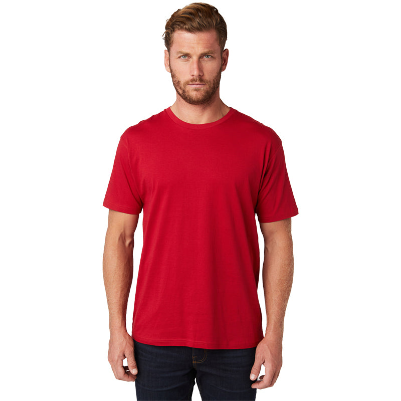 Unisex Soft-washed Short Sleeve Crew Neck T-Shirt 3Pack RED